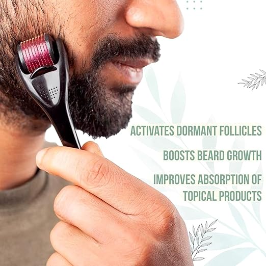 0.5mm Derma Roller with 540 Micro Needles â Skin Care Microneedling Tool