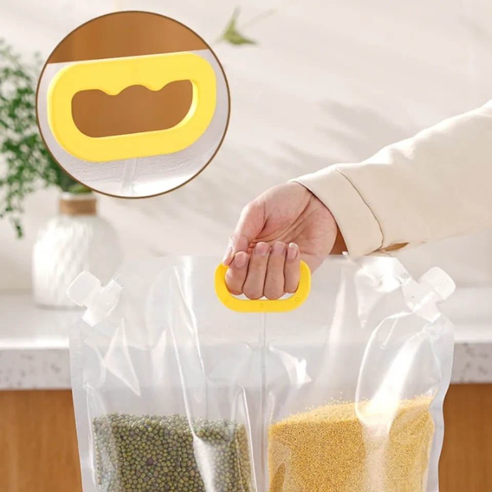 2‑in‑1 Reusable Food Storage Bag | Grain, Cereal & Dry Food Container