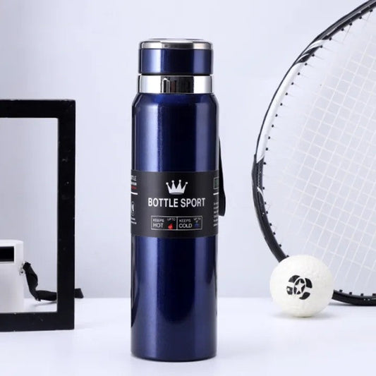 Stainless Steel Water Travel Bottle – 1000ml Leak-Proof Vacuum Flask
