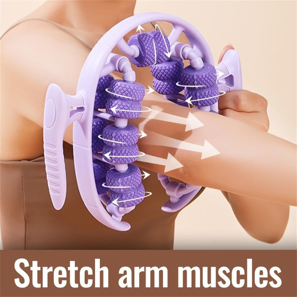 26 Roller Round Leg Massager Ring Clip Style