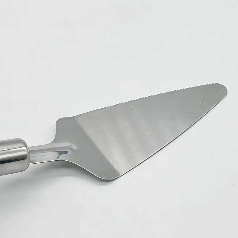 Stainless Steel Pizza and Cake Lifter with Side Cutter – Kitchen Baking Tool