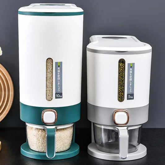 5kg 10kg Multi-Function Rice Bucket – Airtight Grain Storage Container