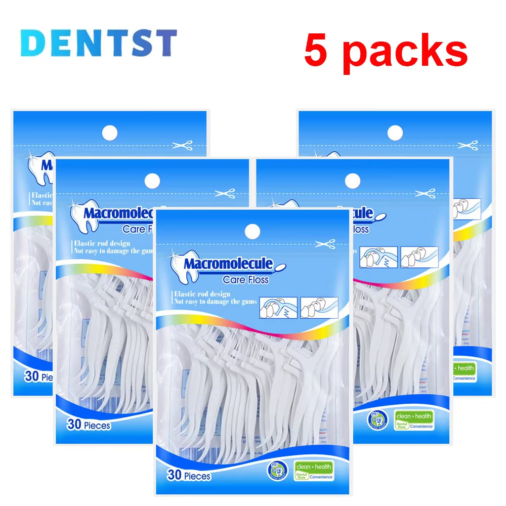 50-Piece Interdental Brush Floss Set – Dental Care for Healthy Teeth & Gums