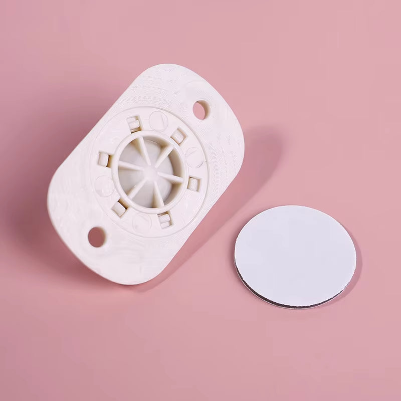 4pcs Pulley Self-Adhesive Wheels – Easy Move Furniture & Storage Roller Set