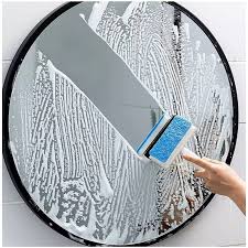 2-in-1 Window Cleaner Brush – Scrubber & Squeegee for Streak-Free Shine