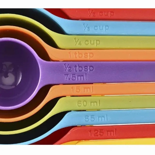 6 Pieces Measuring Spoons & Cups Set with Scale – Kitchen Baking Tools