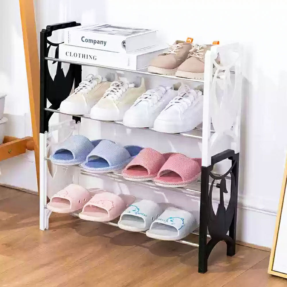 4-Tier Shoe Organizer – Space-Saving Shoe Rack for Home Storage