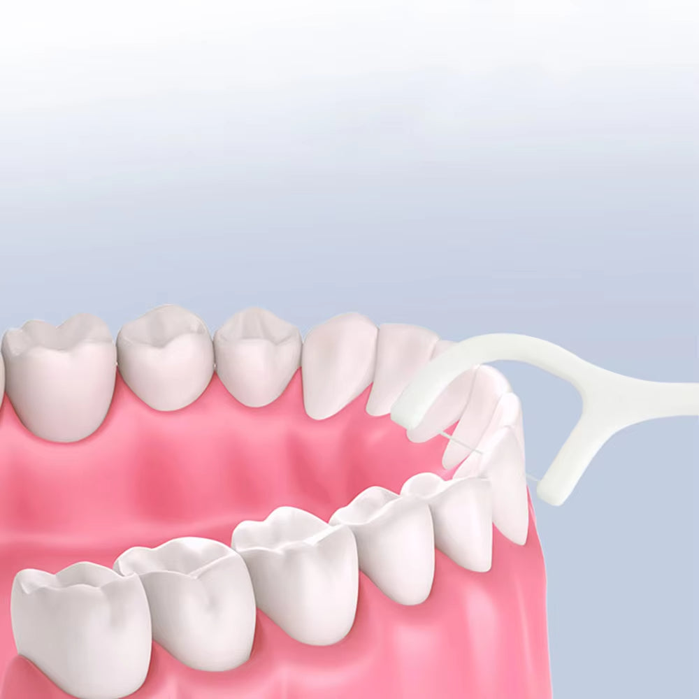 50-Piece Interdental Brush Floss Set – Dental Care for Healthy Teeth & Gums