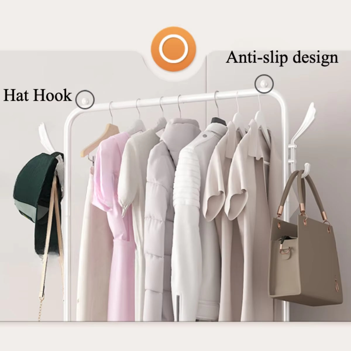 5-Layer Multifunctional Coat & Shoe Rack – Space-Saving Organizer