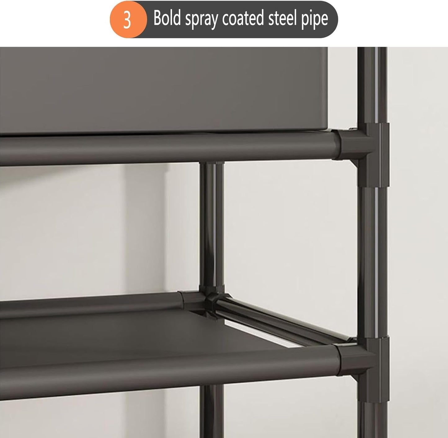 5-Layer Shoe Scape Corner Rack – Space-Saving Shoe Organizer