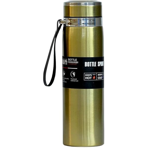 Stainless Steel Water Travel Bottle – 1000ml Leak-Proof Vacuum Flask