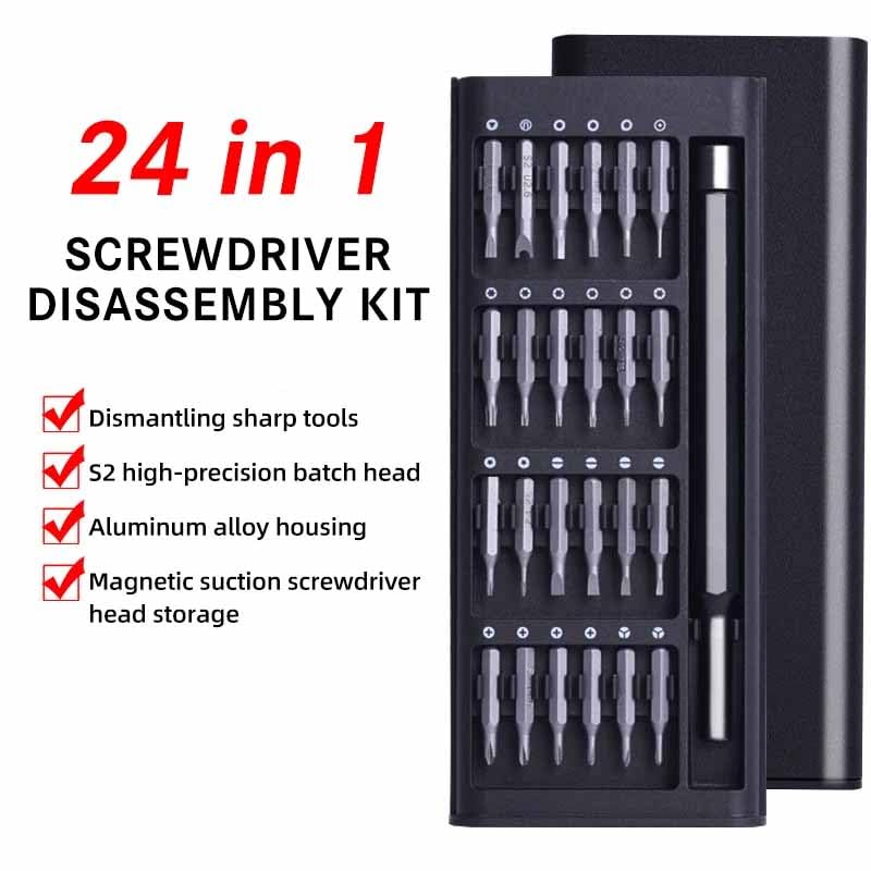 24-in-1 Precision Screwdriver Set – Multi-Tool Repair Kit