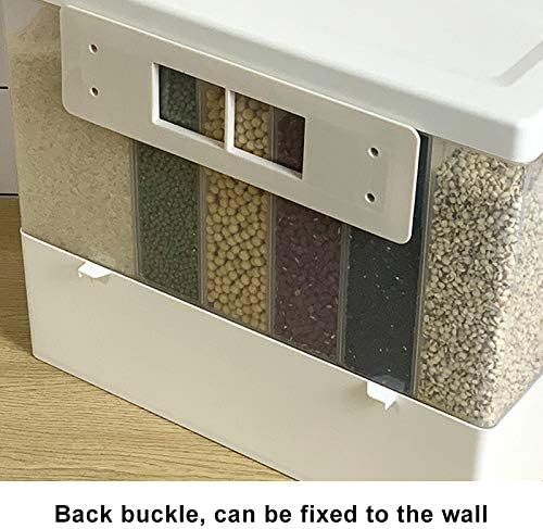 10-Kg Dry Food Dispenser with Sealed Lid & Dispensing Knob