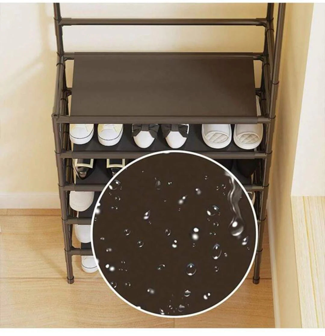 5-Layer Shoe Scape Corner Rack – Space-Saving Shoe Organizer