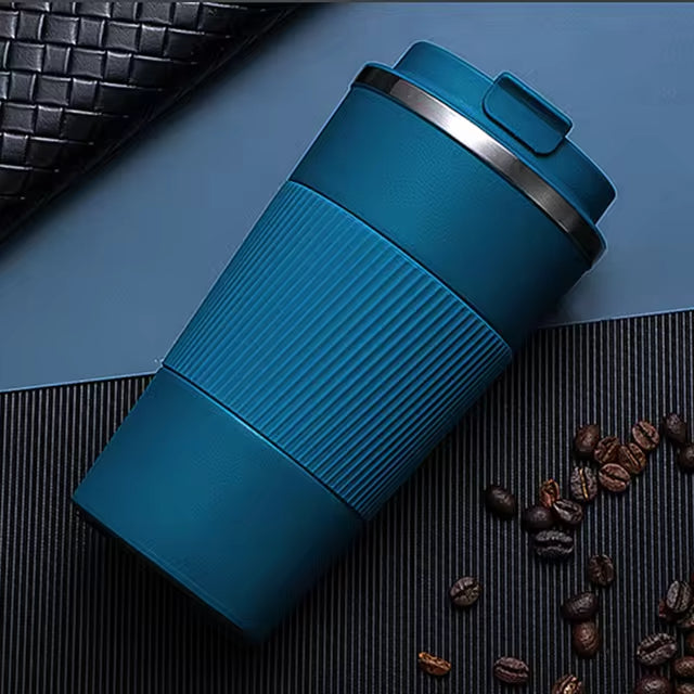 510ML Travel Coffee Mug – Stainless Steel Thermal Cup with Leakproof Lid
