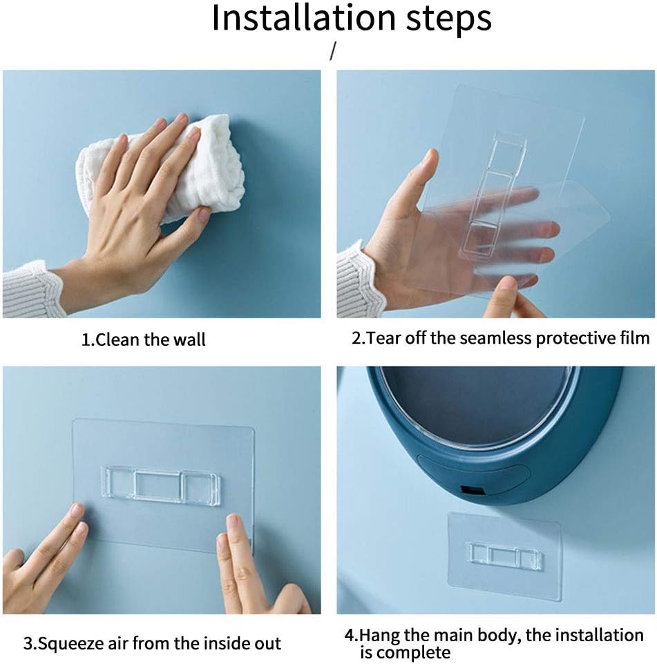 Wall-Mounted Oval Shape Organizer – Cosmetic & Accessory Storage Box