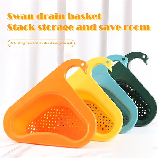 Triangle Sink Strainer Basket – Corner Kitchen Draining & Food Strainer