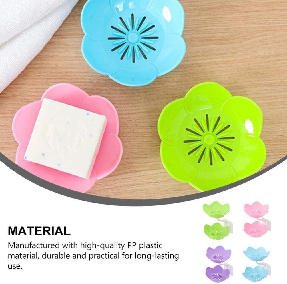 2 Layers Plastic Lotus Drain Soap Holder – Durable & Hygienic Soap Dish