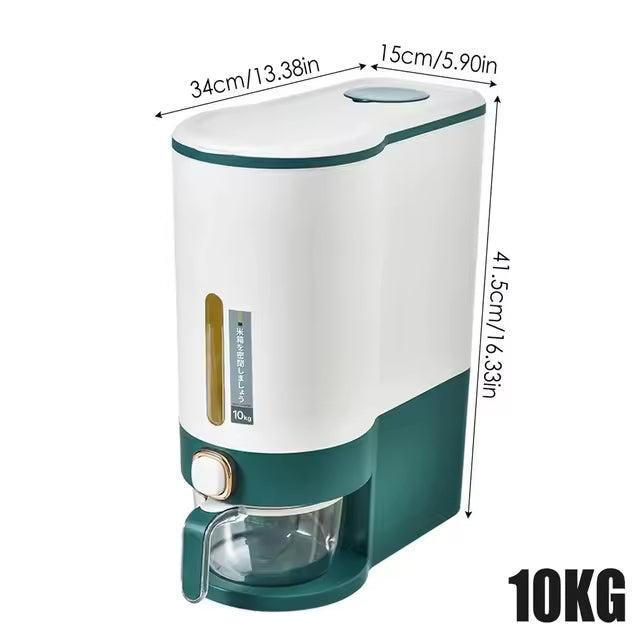 5kg 10kg Multi-Function Rice Bucket – Airtight Grain Storage Container