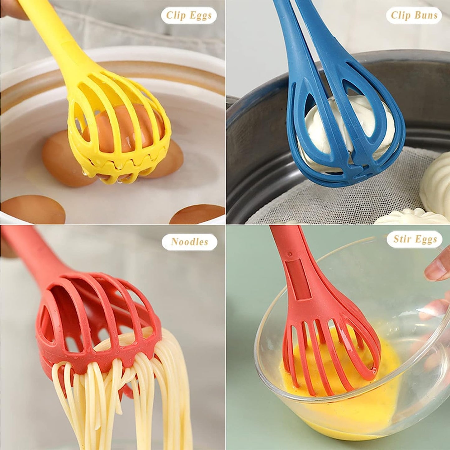2-in-1 Egg Beater & Food Clip – Multipurpose Kitchen Tool