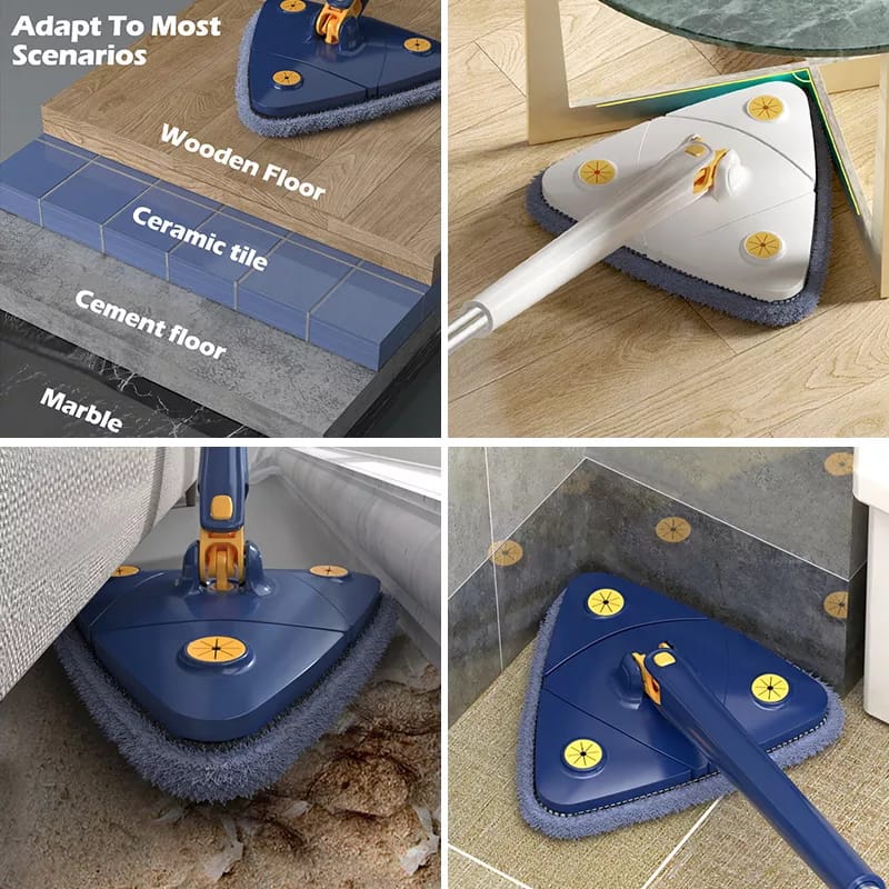 360° Rotatable Mop – Durable & Washable Professional Floor Cleaner