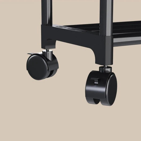 Simple Indoor Double Pole Coat Rack (4l4-Layer Double Pole Coat Rack – Freestanding Clothes Organizerayer)