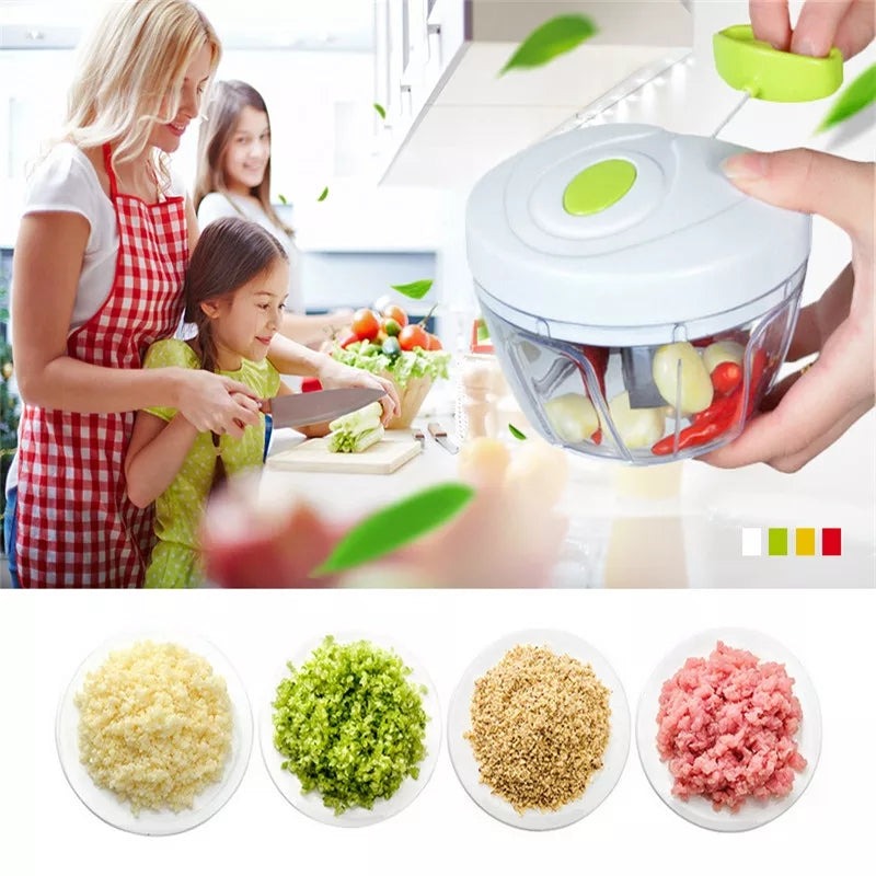 Speedy Chopper – Multi Function Manual High Speed Vegetable Chopper