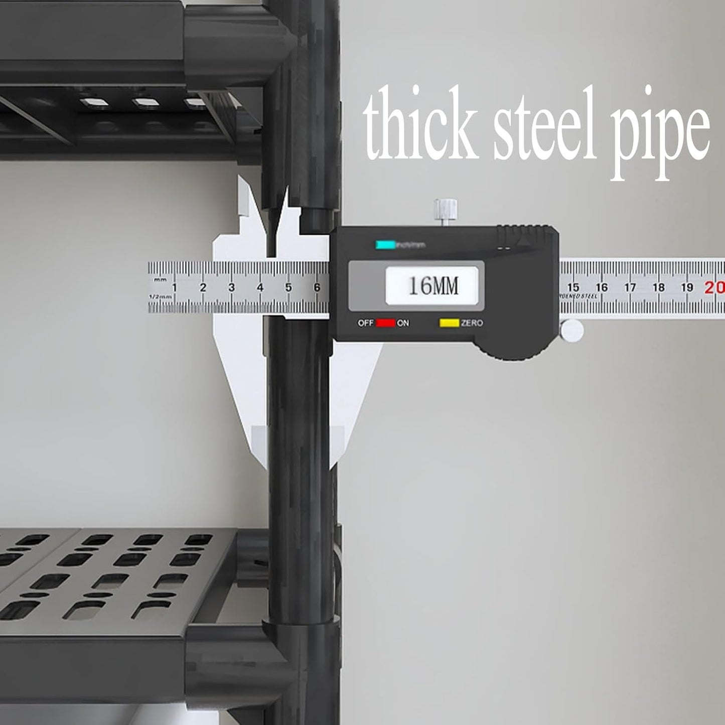 2-Tier Plastic & Carbon Steel Toilet Storage Rack – Bathroom Organizer