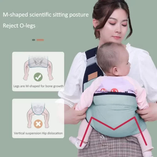 Baby Sling Carrier – Comfortable & Adjustable Infant Hip Seat