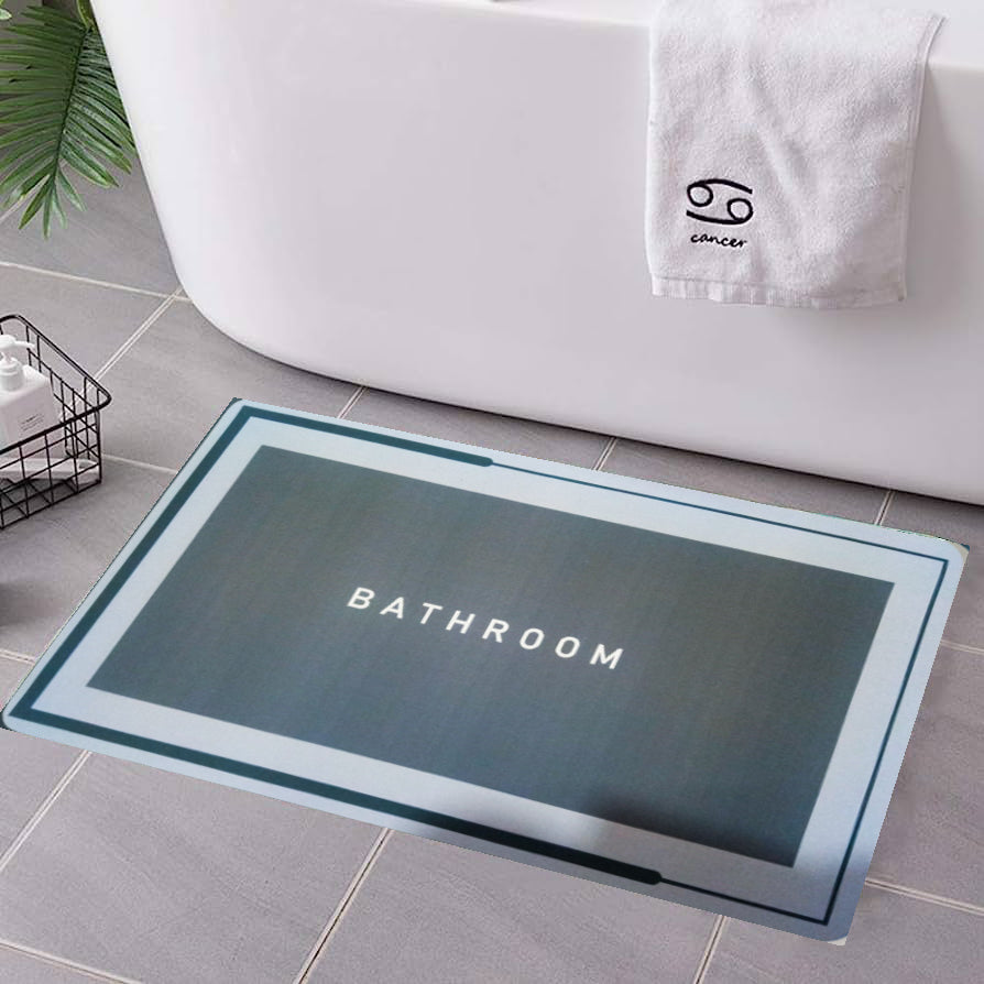 Square Shape Bathroom Mat – Super Absorbent & Non-Slip