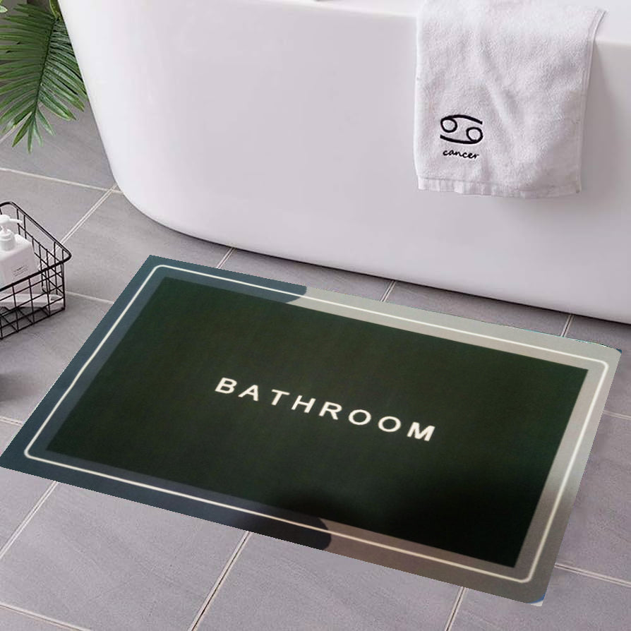 Square Shape Bathroom Mat – Super Absorbent & Non-Slip