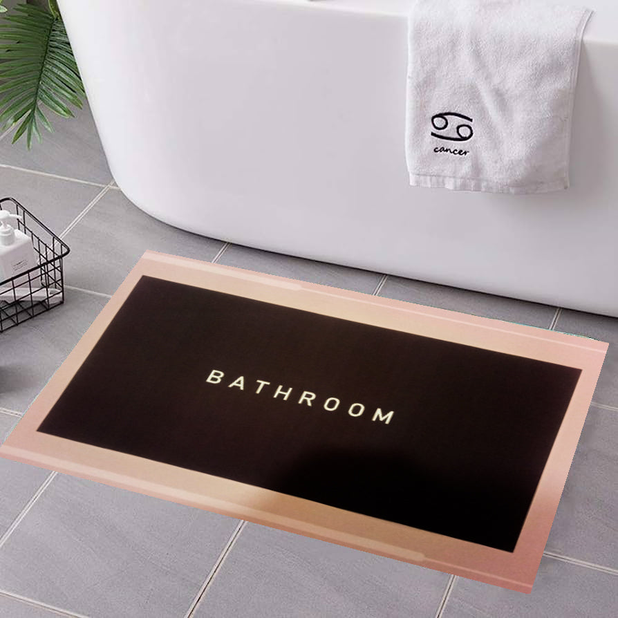 Square Shape Bathroom Mat – Super Absorbent & Non-Slip
