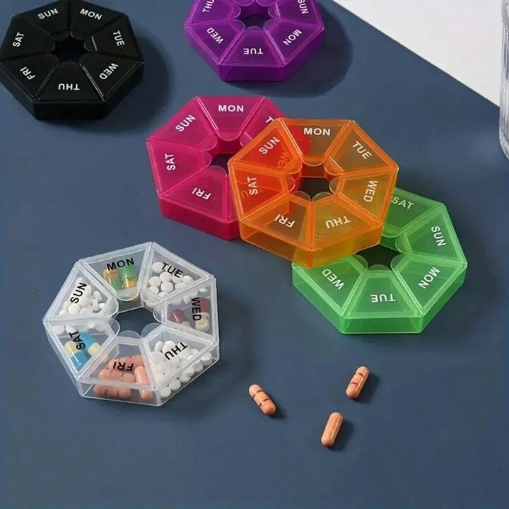 Weekly Essentials Organizer Box – 7-Day Compact Storage Case