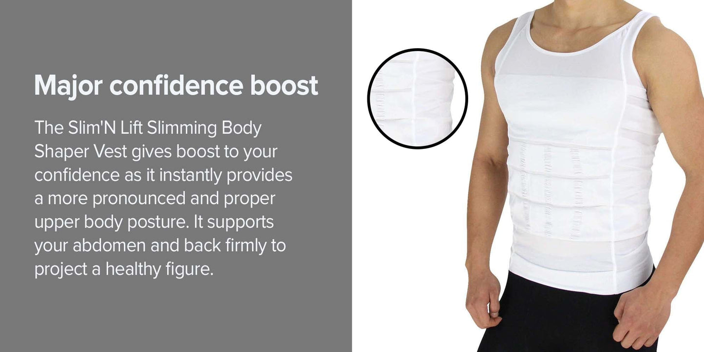 Slim n Lift Slimming Vest for Men | Body Shaper & Posture Support Vest