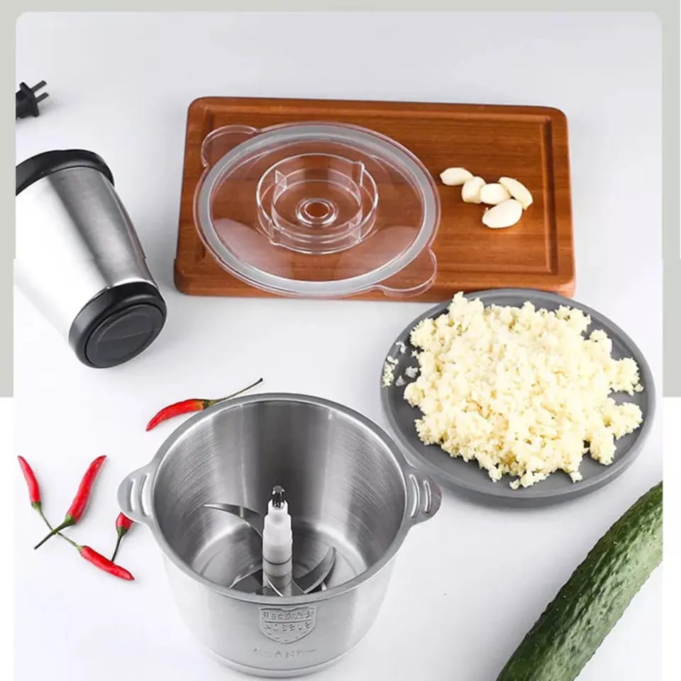 3L Food Processor – Stainless Steel Kitchen Mixer & Chopper