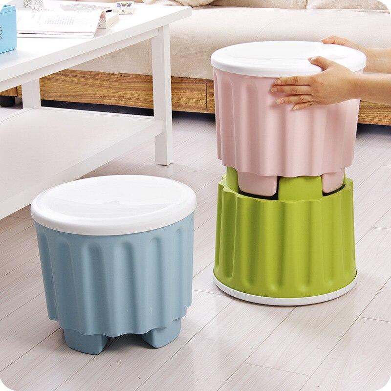 Toy Barrel Stool with Storage Box – Multipurpose Kids Furniture