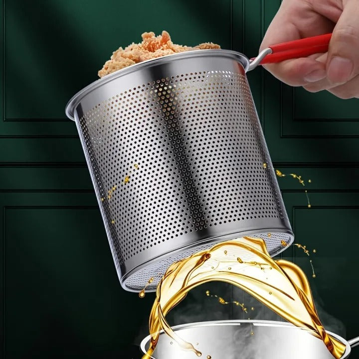 Stainless Steel Deep Frying Pot (Imported)