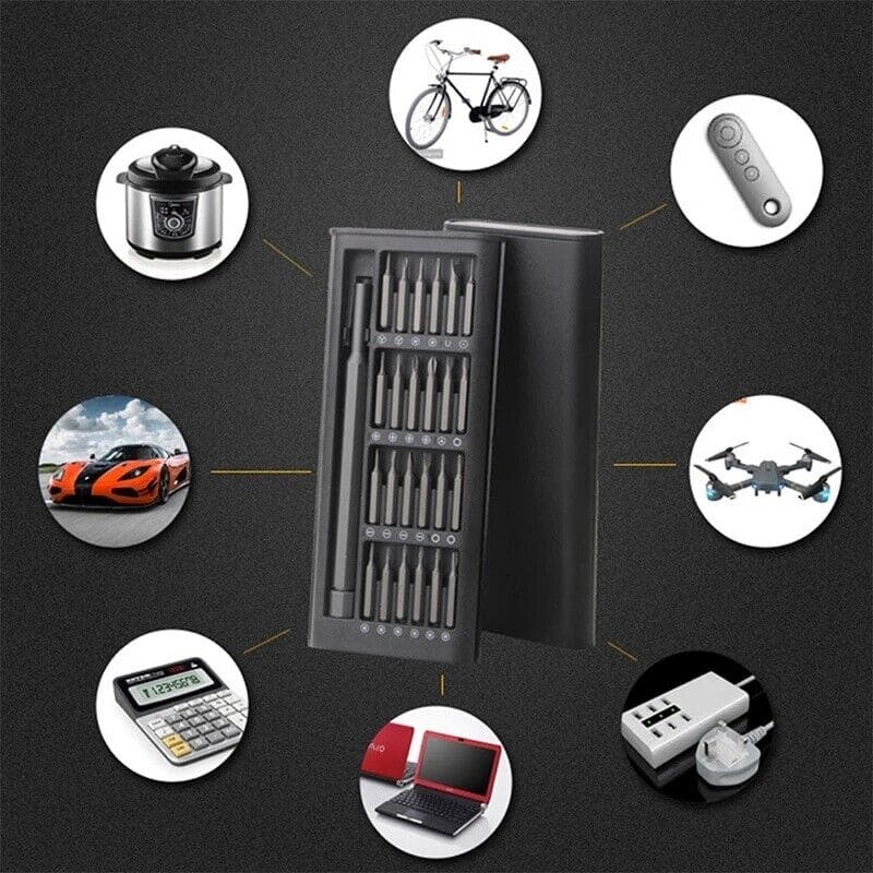 24‑in‑1 Compact Screwdriver Kit | High‑Precision Bits for Gadgets & Devices