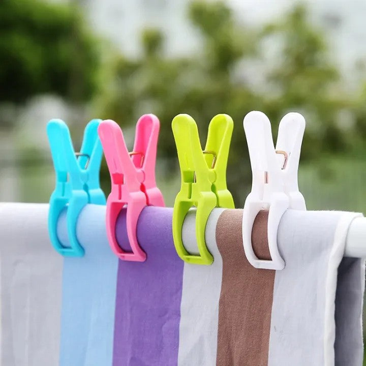 12pcs Clothespins – Windproof Plastic Durable Laundry Clips