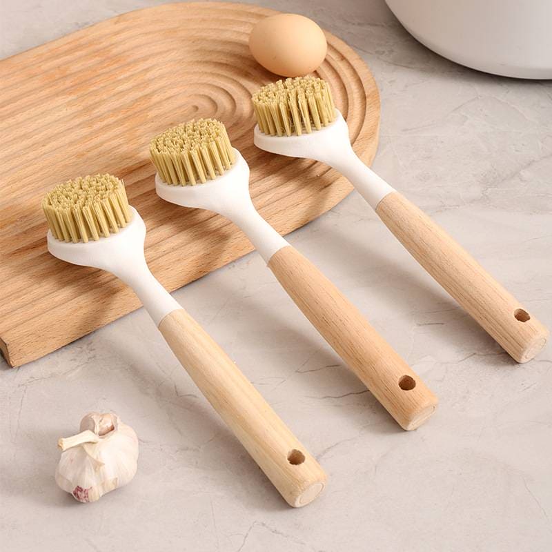 Wood Handle Dish Brush – Eco‑Friendly Kitchen Cleaning Scrubber
