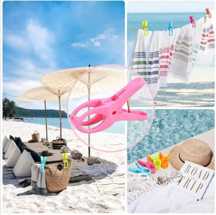 12pcs Clothespins – Windproof Plastic Durable Laundry Clips