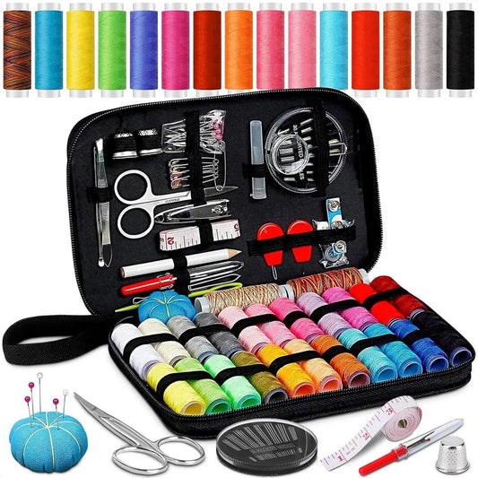 95-Piece Portable Sewing Kit – Complete Toolbox for Beginners & Professionals