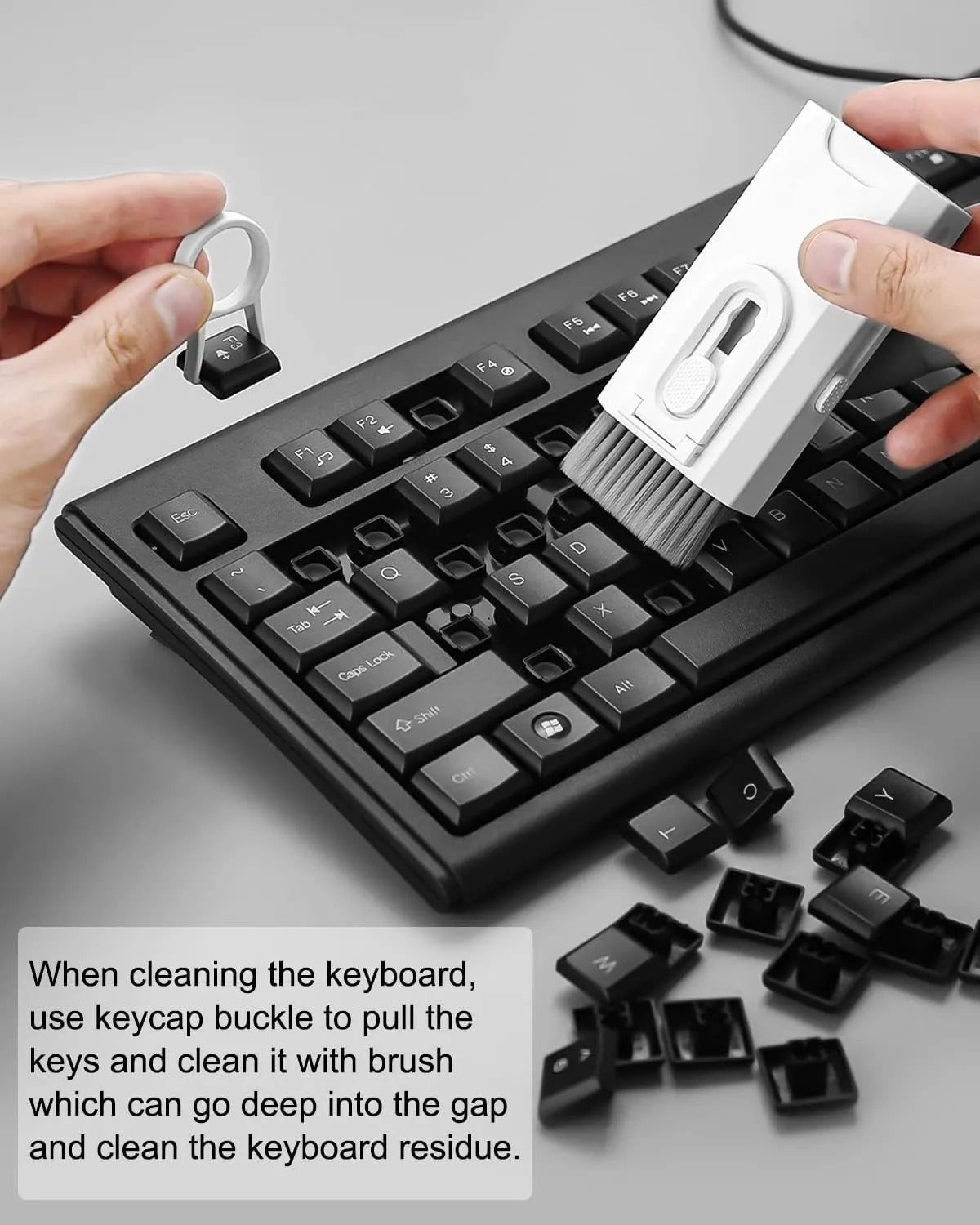 7-Piece Keyboard Cleaning Brush Set – Dust & Debris Cleaner