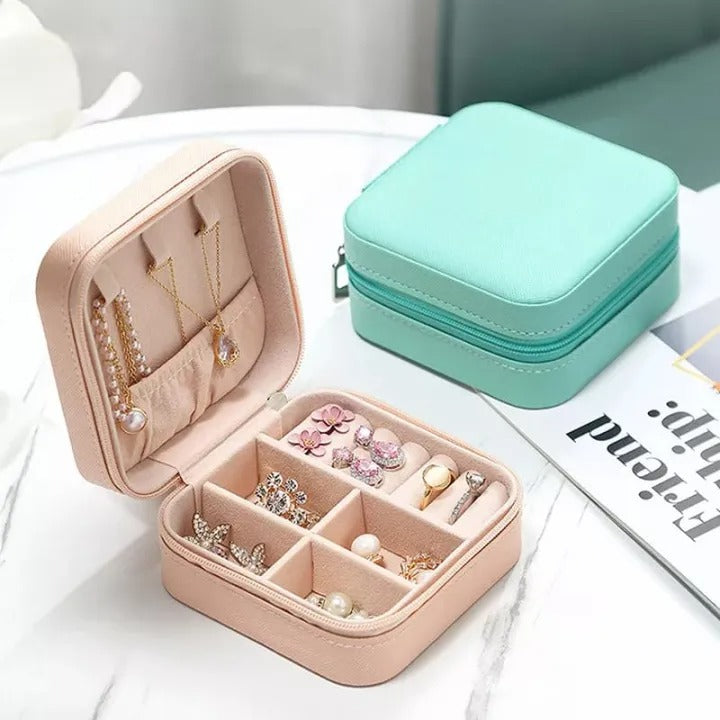Travel Mini Jewelry Organizer – Portable Storage Box for Accessories