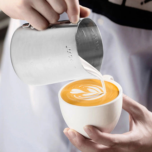 350ml Stainless Steel Milk Jug – Frothing Pitcher for Coffee, Latte Art & Serving