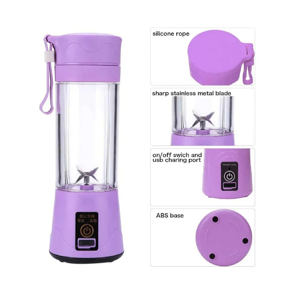 USB Rechargeable Mini Blender Mixer HM-03 – Portable Smoothie & Shake Maker