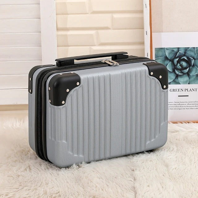 Travel Cosmetic Suitcase – Portable Makeup & Toiletry Organizer
