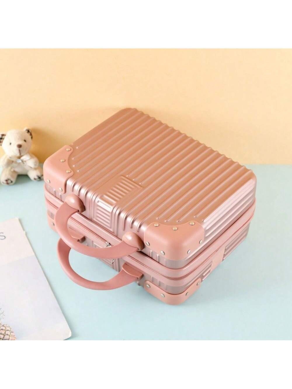 Travel Cosmetic Suitcase – Portable Makeup & Toiletry Organizer