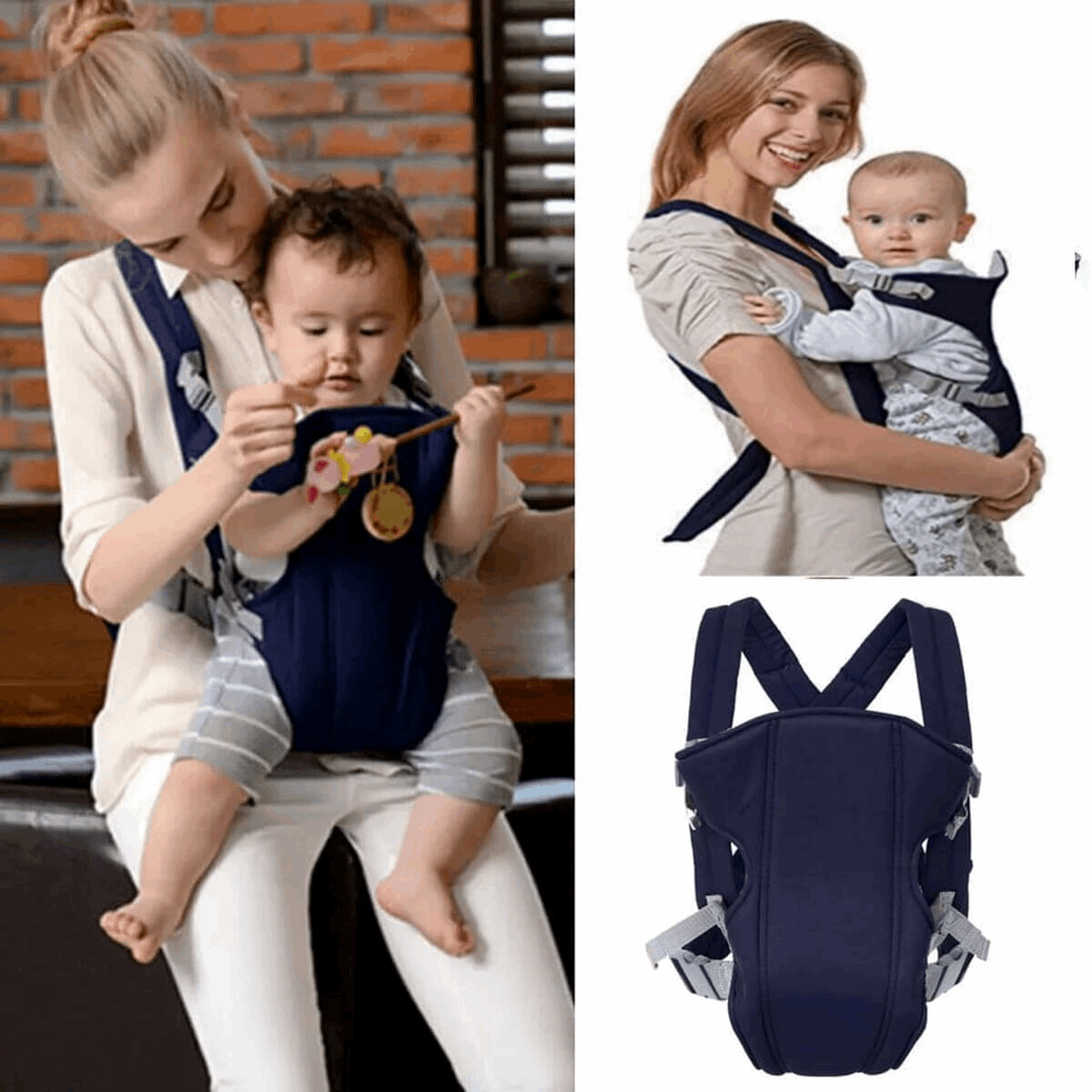 Baby Carrier – 4-in-1 Adjustable Ergonomic Infant Sling