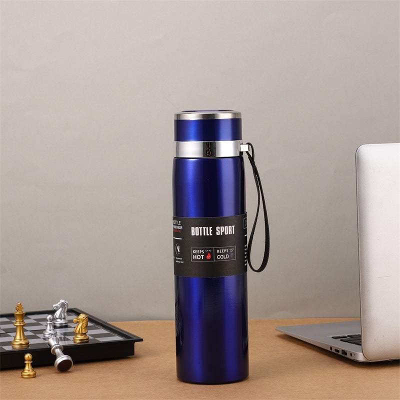 Stainless Steel Water Travel Bottle – 1000ml Leak-Proof Vacuum Flask